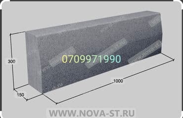 брусчатка бишкек дом брусчатки'' тротуарная плитка бордюры бишкек: Дорожный бордюр, Прессованный, Бетонный, Новый — 7