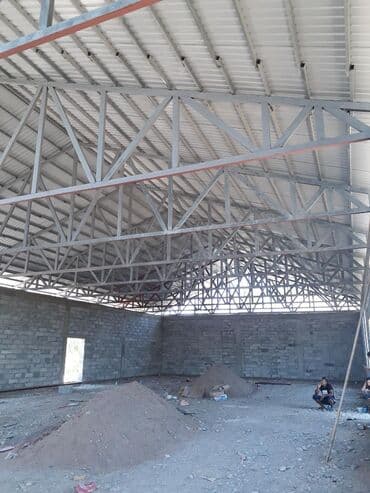 кузнечные работы: Ангары Металлические конструкции Складные помещения Навесы ферма — 15