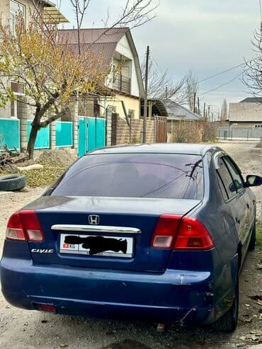 продажа авто в бишкеке и по всему кыргызстану: Honda Civic: 2002 г., 1.8 л, Механика, Бензиновая, Седан — 4