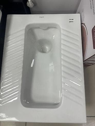 hi tech: Керамический напольный унитаз-туалет турецкого типа («сквот») — 2