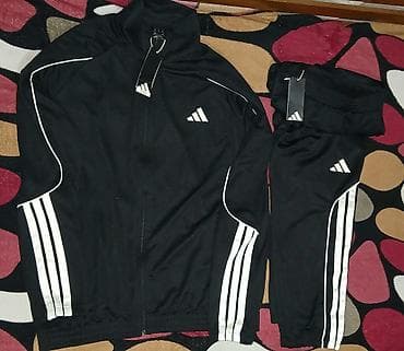 Мужской спортивный костюм, XL, Adidas, Новый, цвет - Черный, Самовывоз