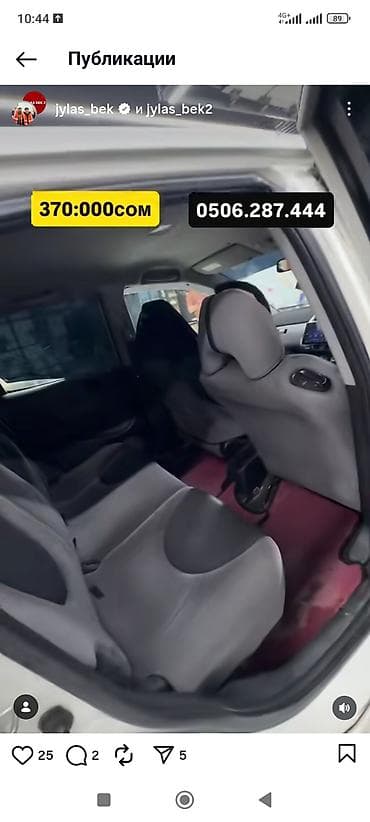 handa jazz: Honda Fit: 2002 г., Ручные, Бензин, Хэтчбэк — 4