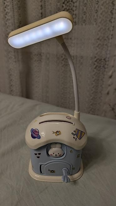 Другие товары для детей: Детская лампа ночник с сейфом копилкой — 1