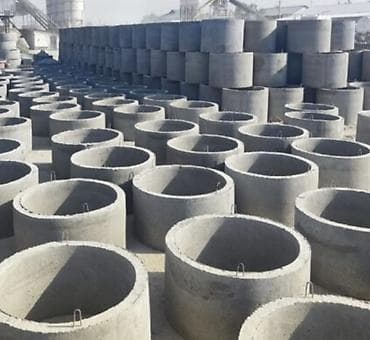 часы диски: Железобетонное (ЖБИ) кольцо для септика Размер: 110 x 90 x 10 см, Платная установка — 2