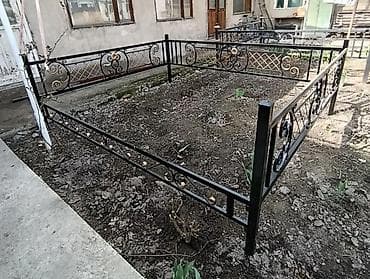 фокусы: Металлический забор, Другой материал, Декоративный, Покраска забора — 1