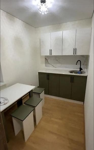 flat osh: 1 комната, Агентство недвижимости, Без подселения, С мебелью частично, С мебелью полностью — 1