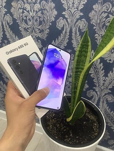 Samsung Galaxy A55, 256 ГБ, цвет - Синий