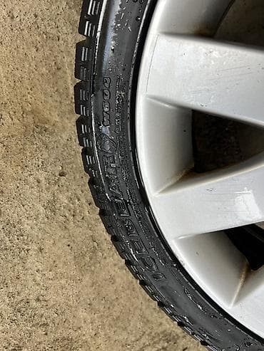 Шины и диски: Литой диск Nissan с шиной Hankook - Оригинальный легкосплавный диск — 5