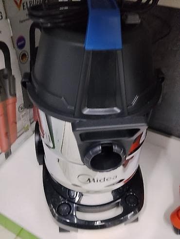 Тиски: Пылесос Midea (хозяйственный/для сухой и влажной уборки) - Мощный — 1