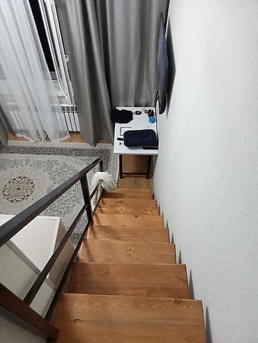Батирлер: 1 бөлмө, 28 м², Аламедин-1 мкр 108-серия, 9 кабат, Евро оңдоо — 4