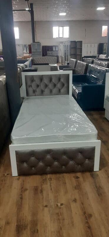 кровать беловодское: Кровать из российского ломинанта каркас железный размер 90×200 с — 1