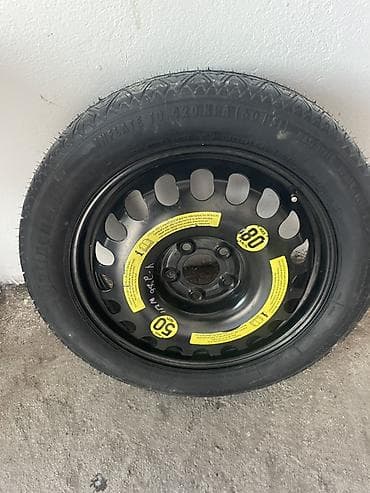 прокол дороги: Колеса в сборе 155 / 70 / R 17, Запаска, Железные, отверстий - 5 — 1