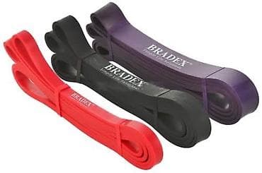 спортивная резинка: 🔥 Фитнес резинки (набор) Нагрузка 6–57 кг Подходят для дома и зала ✔ — 3