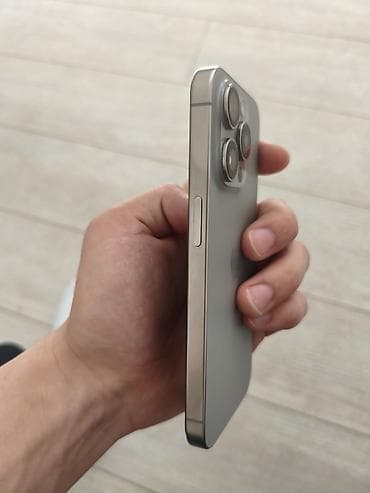 iphone 6 j: IPhone 15 Pro, Б/у, 256 ГБ, Natural Titanium, Кабель, 85 % — 5