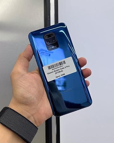 Redmi, Redmi Note 9 Pro, Б/у, 128 ГБ, цвет - Синий, 2 SIM