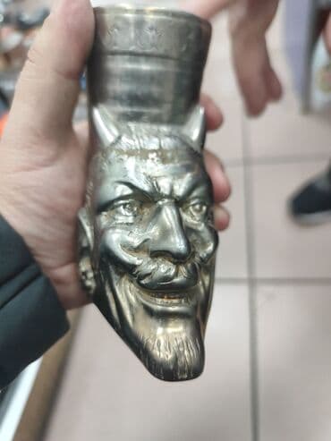 ссср инструмент: Винтажный советский держатель для ручек и карандашей в виде головы — 2