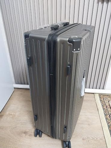 сумки чемоданы: Чемодан, Новый, Материал: Пластик, Большой (более 70 л), Твердый корпус — 2