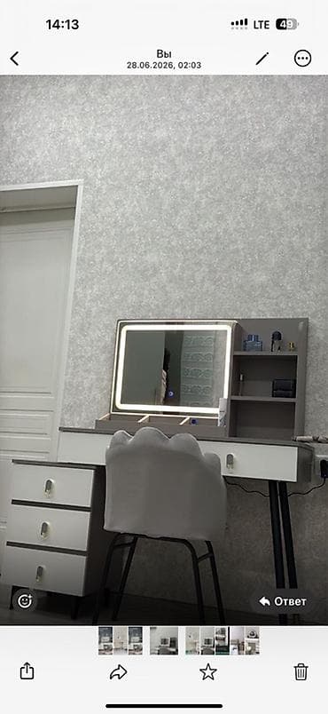 Туалетные столики: Пользовались 1 неделя просто цвет не наш у нас все шкафы зеленоватые — 2