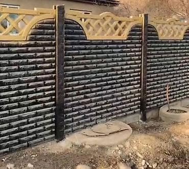 Дом и сад: Бетонные декоративные заборы (еврозабор) из сборных панелей - — 4