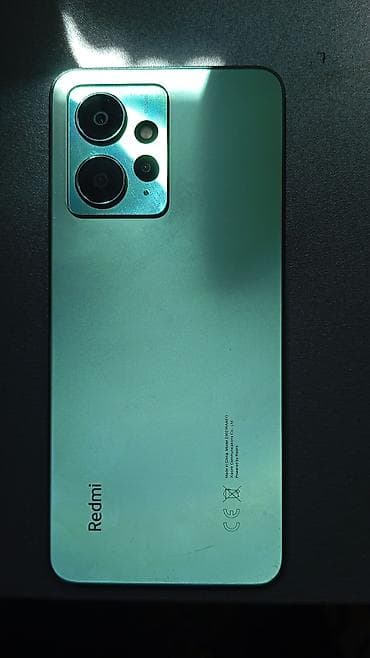 1 плас: Redmi, Redmi Note 12, Б/у, 8 ГБ, цвет - Зеленый, 2 SIM — 3