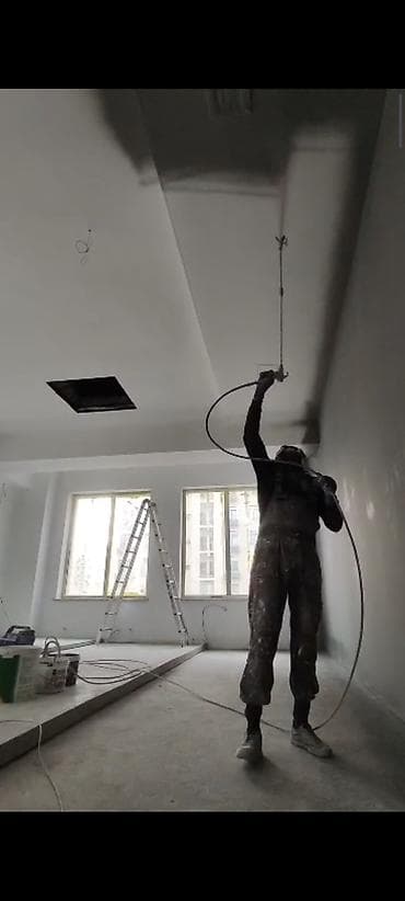 Покраска стен, Покраска потолков, Покраска окон, На масляной основе, На водной основе, 3-5 лет опыта