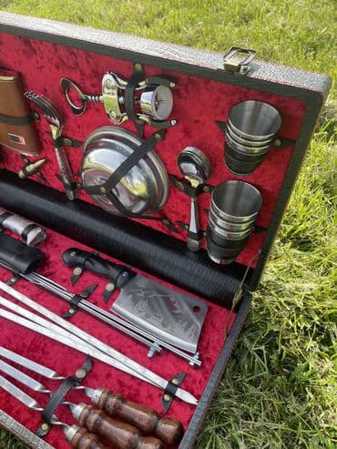 3 очок: Суперский набор 45 предметов!все на 6 персон Нож Кизлярский с — 4