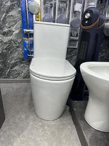 Унитаз Напольный, Материал: Фарфор