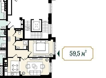 горить: В проекте, Элитка, 1 комната, 59 м² — 1
