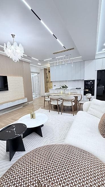 ts group: 3 комнаты, 80 м², Асанбай мкр Элитка, 10 этаж, Дизайнерский ремонт — 10