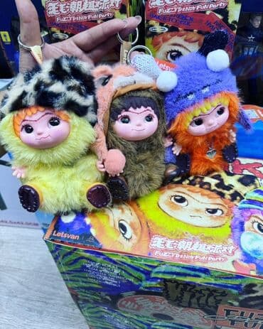 медведь в капюшоне игрушка: Вакуку Набор плюшевых брелоков в виде кукол с различными головными — 2