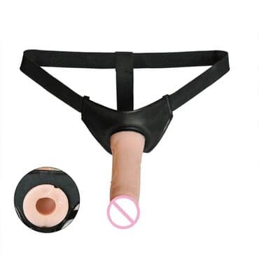 Страпон для мужчин, насадка на ремне, пенис, член. Секс игрушки
