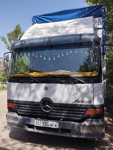 Грузоперевозки на тентованном бортовом грузовике Mercedes-Benz Atego