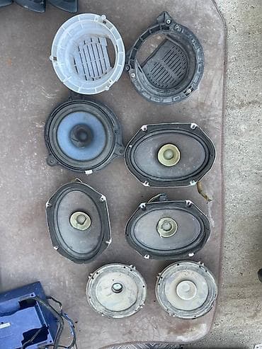 Динамики для авто: Автомобильные динамики и корпуса, комплект - Набор овальных и круглых — 1