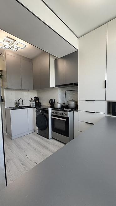 мебел бу: Кухонный гарнитур, цвет - Серый — 1