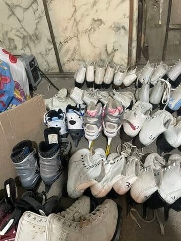 Конькилер бу сатылат. Фигурныйлар 27-35 ке чейинки размерлер. Фирмамы