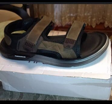 макасины женские: Эркектердин сандалийи, 44, Жаңы, түсү - Күрөң — 3