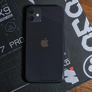 IPhone 11, Б/у, 64 ГБ, Черный, 75 %