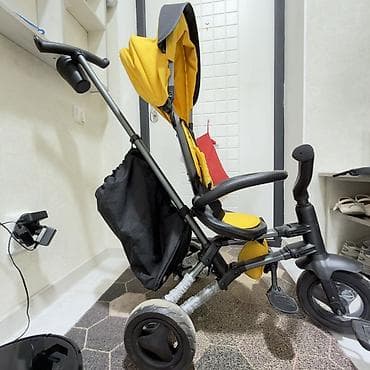 team terzo: Детский трехколесный велосипед-каталка QPlay (серия S700), желтый — 4