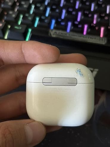 apple pencil 1: Беспроводные наушники-вкладыши, Apple, AirPods 4, Б/у — 8