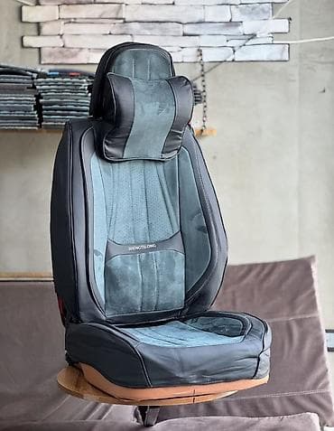 сиденья на нексия: Чехлы Алькантара, С подушкой, цвет - Черный, Новый, Самовывоз, Платная доставка — 1