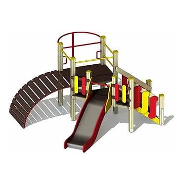 горки и качели: Детская площадка Для улицы — 2