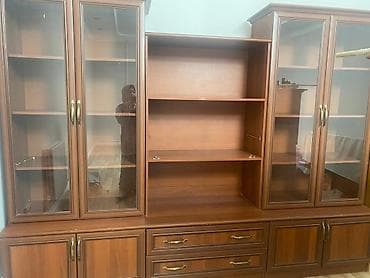 бу тюль: Стенка-шкаф, Тип стенки-шкафа: Модульная, Для зала, Б/у, Особенности: С отделением под телевизор — 1