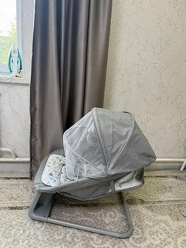 стулья российские: Детский шезлонг, Качалка, Железо, цвет - Серый — 4