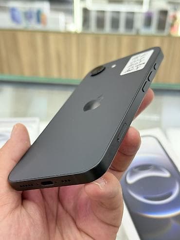 nokia c601: IPhone 16e, Б/у, 128 ГБ, Черный, Коробка, 100 % — 6