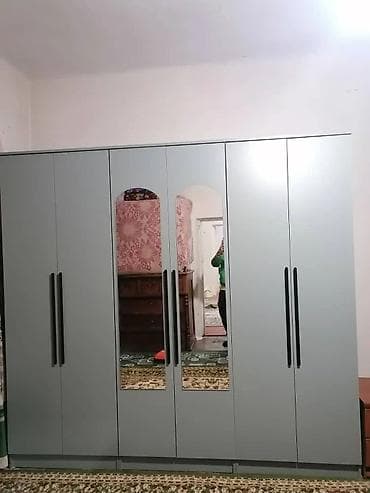 стол с тумбой: Шифоньер, шкаф для одежды, Прямой, ЛДСП — 8