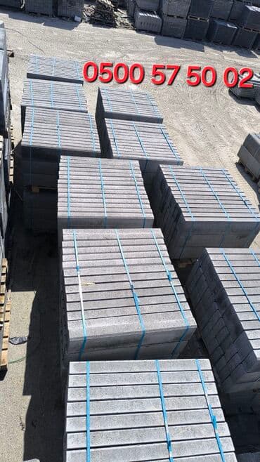 брусчатка бишкек дом брусчатки'' тротуарная плитка бордюры бишкек: Дорожный бордюр, Прессованный, Бетонный, Новый — 21