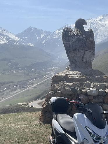 мото для путешествий: Макси-скутер 180 куб. см, Бензин, Новый — 5