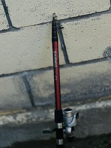 рыбачы: Телескопическое удилище Shimano 4.50 с безынерционной катушкой. - — 2