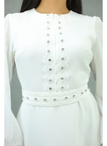 длинные платья с рукавами для полных: Вечерние платья — 4