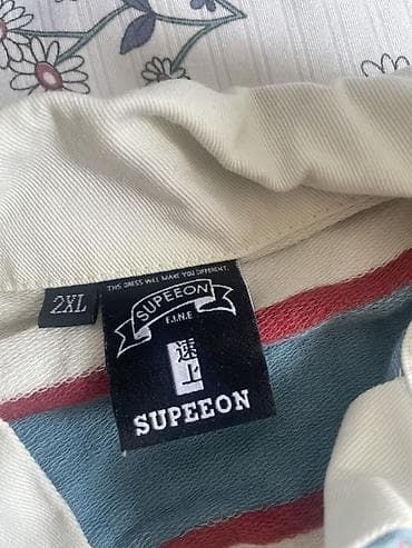 pull bear: Лонгслив, цвет - Белый, Италия, 2XL — 2
